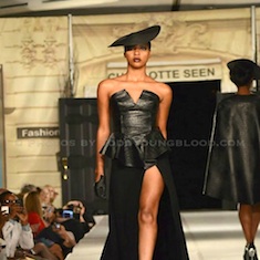 Charlotte Seen Fashion Week design from Nicci Hou Collection